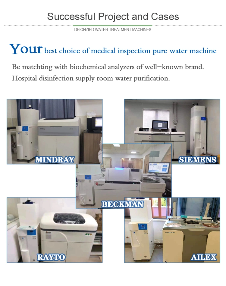 500L/H EDI Electrical Deionized Water Treatment System for Hospital Pharmaceutical Water